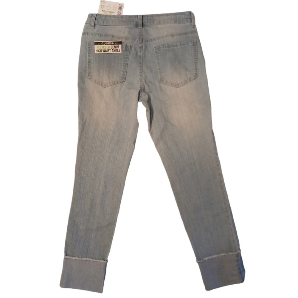 NWT d.jeans recycled denim high waist ankle jeans sz 4 light wash - Picture 2 of 8